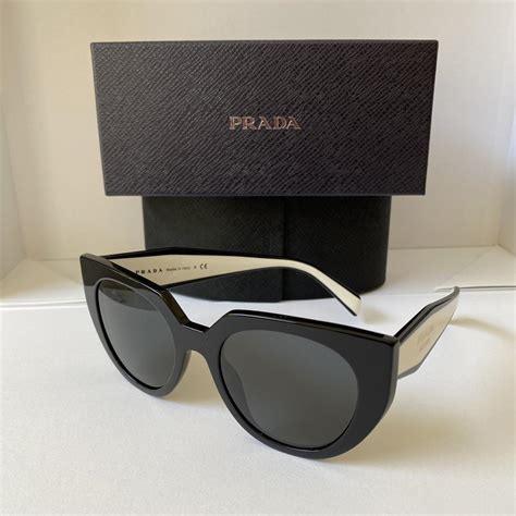 glass prada|prada black and white glasses.